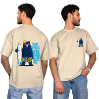 Time To Tropical Oversized Unisex Cotton T-Shirt