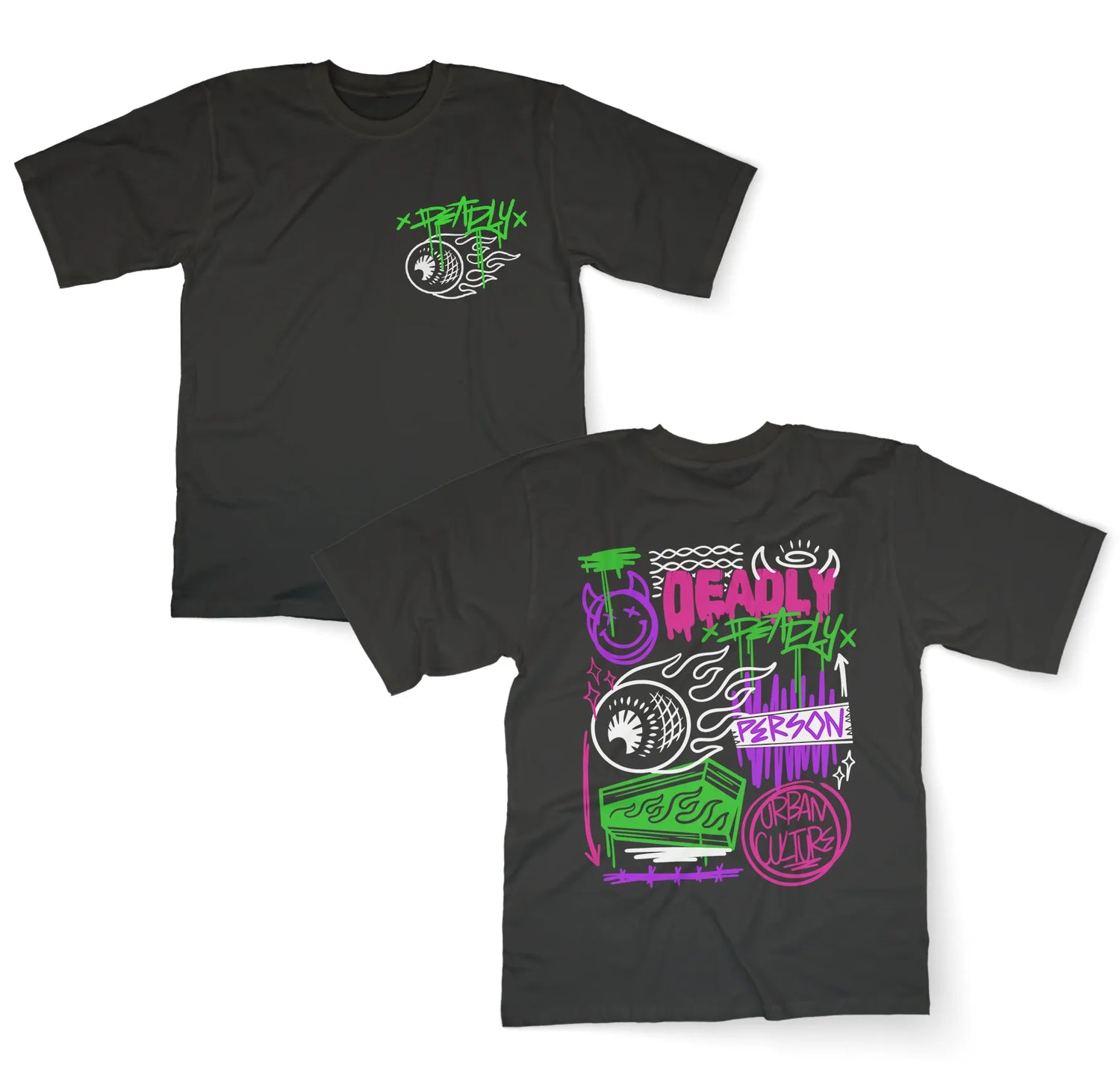 Deadly Person Oversized 100% Unisex T-Shirt