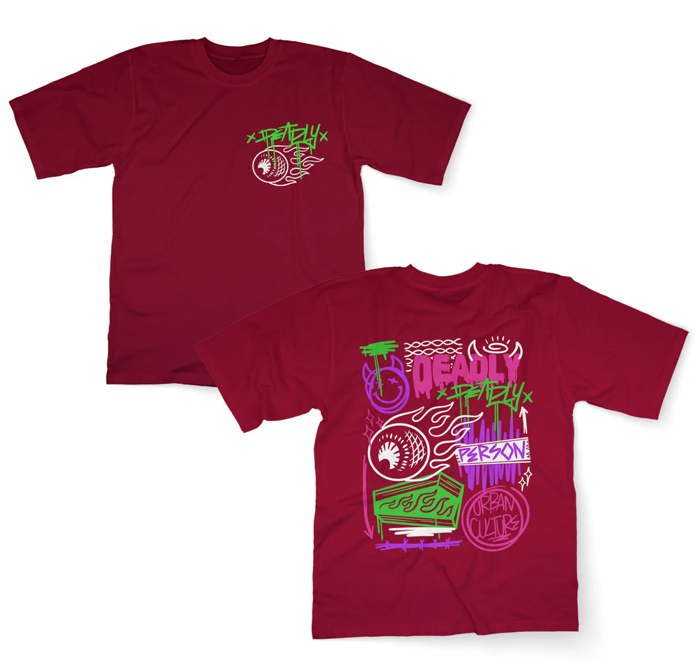 Deadly Person Oversized 100% Unisex T-Shirt