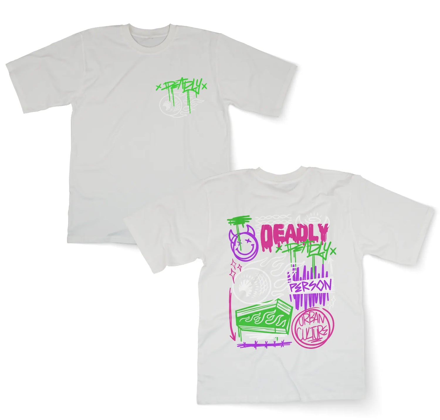 Deadly Person Oversized 100% Unisex T-Shirt